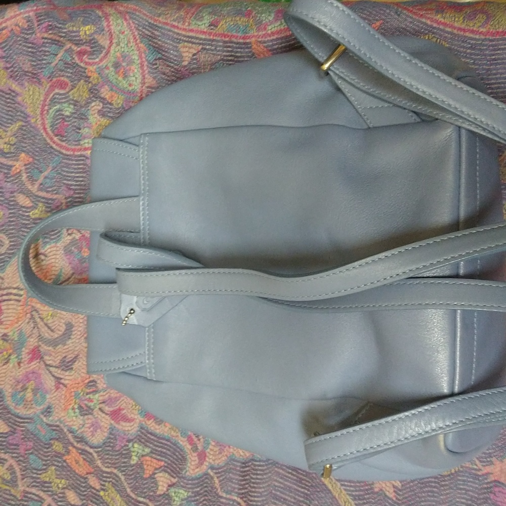 Vintage Coach Legacy Backpack in Light Blue - Picture 3 of 16